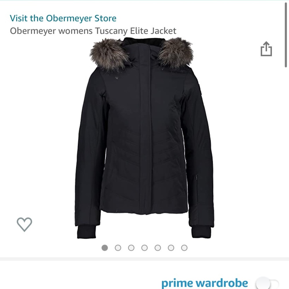 LIKE NEW Obermeyer Thermore Fur Ski Snow Jacket
